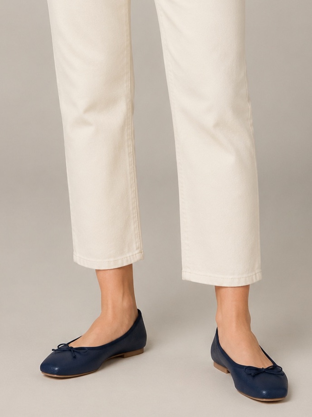 NWOT | C Comfort Navy Bow Ballet Flats Wide - Size 11 Wide